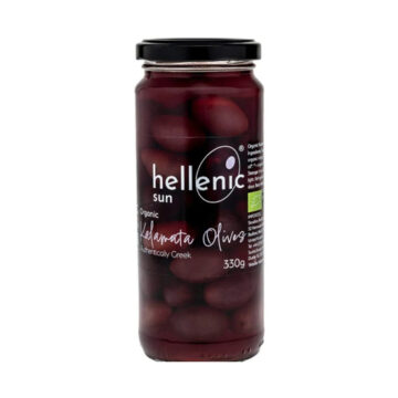 Hellenic Sun Kalamata Organic Olives 330g