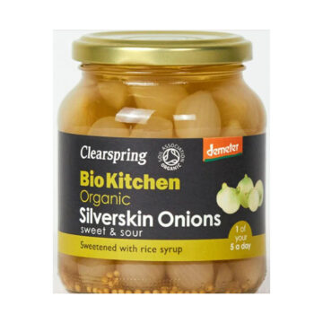 Clearspring Bio Kitchen Organic Silverskin Onions 340g