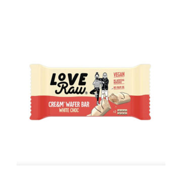 Love Raw White Choco Cre&m Wafer Bar 43g