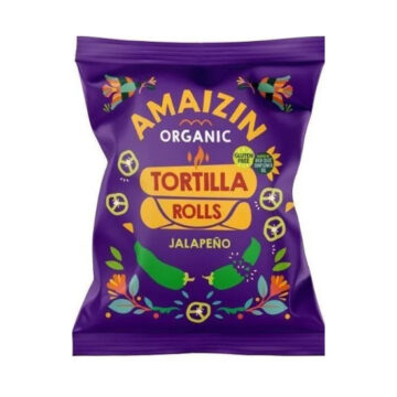 Amaizin Jalapeno Tortilla Rolls 100g