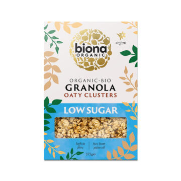 Biona Oaty Clusters Granola Organic Low Sugar 375g