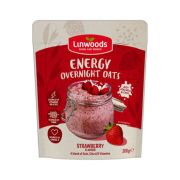 Linwoods Overnight Oats Strawberry Flavour 300g