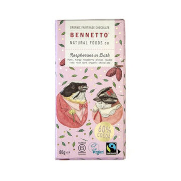 Bennetto Raspberries in Dark 80g