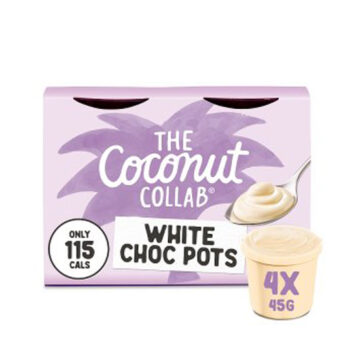 The Coconut Collab White Chocolate Pots 4x45g