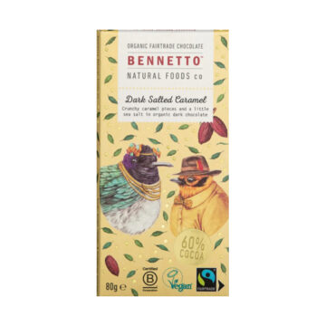 Bennetto Dark Crunchy Caramel Chocolate 80g