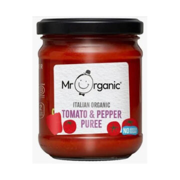 Mr Organic Italian Tomato & Peppers Puree Organic 200g