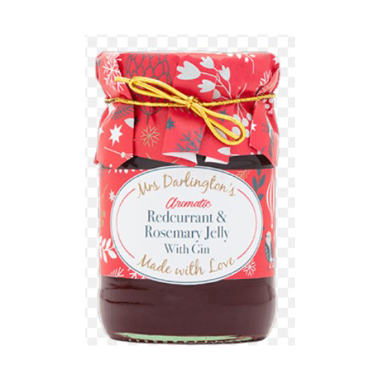 Mrs Darlington’s Redcurrant & Rosemary Jelly with Gin 212g