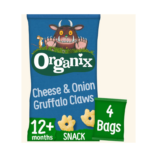 Organix Cheese & Onion 4x15g