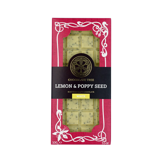 Chocolate Tree Lemon & Poppy Seed Dark Chocolate