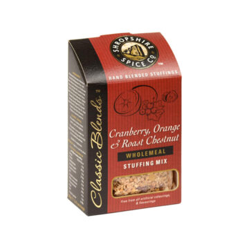 Shropshire Spice Co. Cranberry, Orange & Roast Chestnut Wholemeal Stuffing Mix 150g