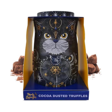 Monty Bojangles Cookie Moon Truffles Black Cat Tin 135g