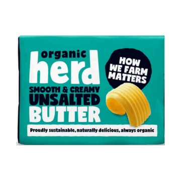 Organic Herd Smooth & Creamy Unsalted Butter 250g