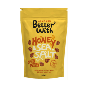 Almonds Better With Honey & Sea Salt 140g
