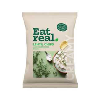 Eat Real Lentil Chips Smooth Creamy Dill Flavour 95g