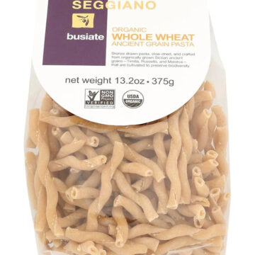 Seggiano Whole Wheat Ancient Grain Pasta Busiate Organic 375g