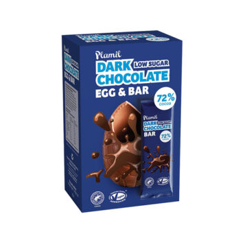 Plamil Dark Chocolate Egg & Bar 125g