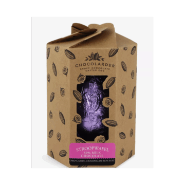 Chocolarder Stroopwafel 50% Milk Chocolate Easter Egg 90g