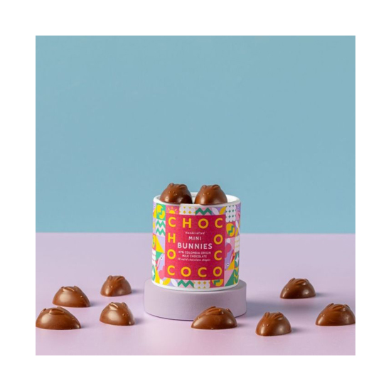 Chococo Handcrafted Milk Chocolate Mini Bunnies 95g