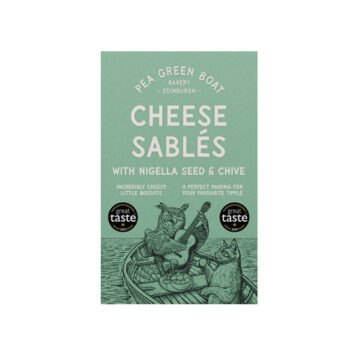 Pea Green Boat Cheese Sablés Nigella Seed & Chive 80g