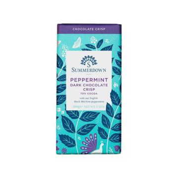 Summerdown Peppermint Dark Chocolate Crisp 80g