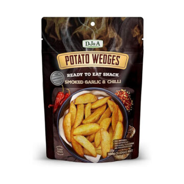 DJ&A Potato Wedges Smoked Garlic & Chilli 100g