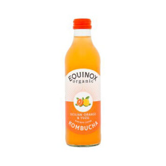 Equinox Sicilian Orange & Yuzu Kombucha Organic  275ml