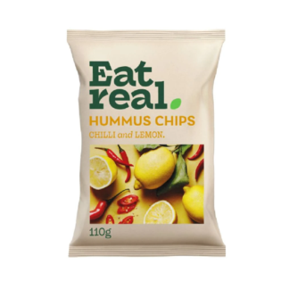 Eat Real Hummus Chilli and Lemon Crisps 110g