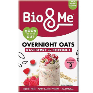 Bio & Me Raspberry & Coconut Gluten free Overnight Oats 350g