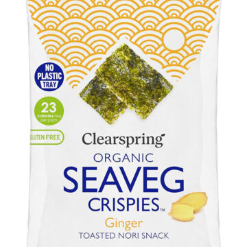 Clearspring Ginger Seaveg Crispies Organic 4g