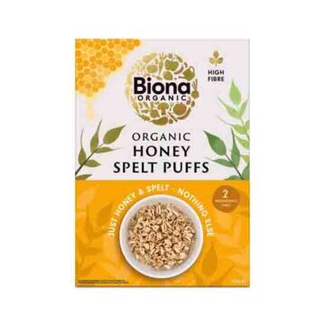 Biona Honey Spelt Puffs Organic 200g