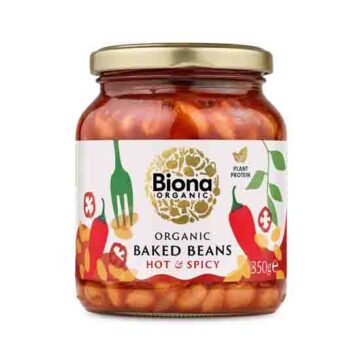 Biona Hot & Spicy Baked Beans 350g