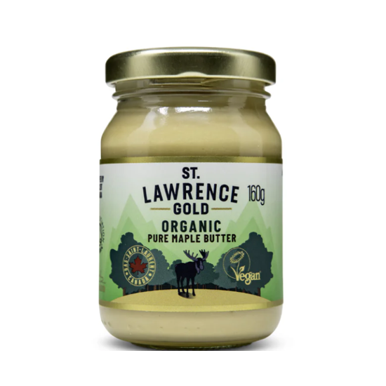 St Lawrence Gold Pure Maple Butter Organic 160g