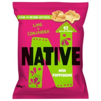 Native Mini Poppadoms Lime & Coriander 60g