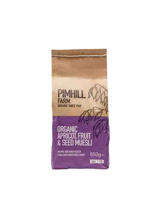 Pimhill Farm Apricot, Fruit & Seed Muesli Organic 850g