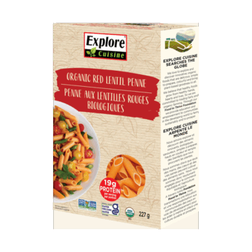 Explore Cuisine Red Lentil Penne Organic 225g