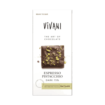 Vivani Espresso Pistachio Organic 80g