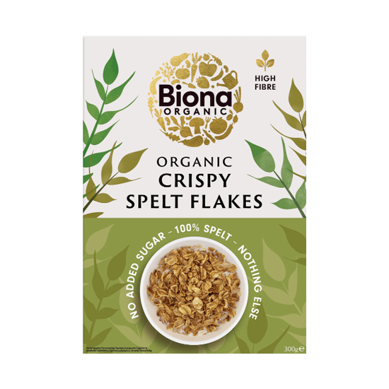 Biona Crispy Spelt Flakes Organic 300g