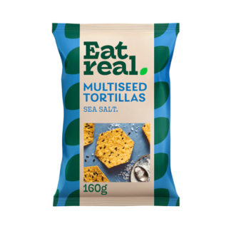 Eat Real Sea Salt Multiseed Tortillas 160g