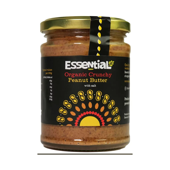 Essential Crunchy Peanut Butter with Salt Organic 250g