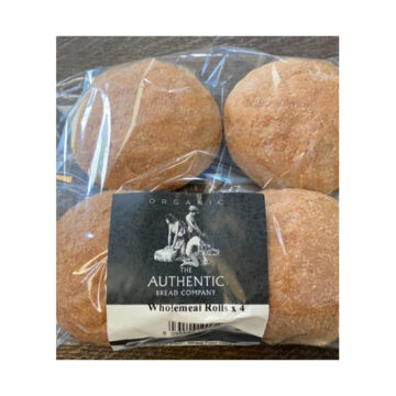 Authentic Bread Co. Wholemeal Rolls Organic x4