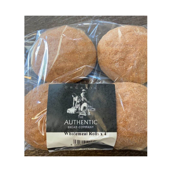 Authentic Bread Co. Wholemeal Rolls Organic x4