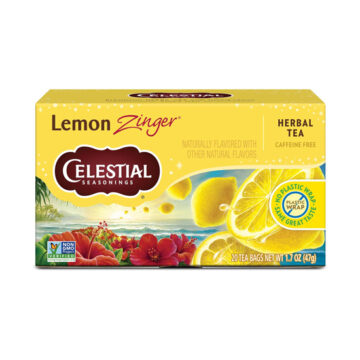 Celestial Seasonings Lemon Zinger Flavoured Infusion 20 Bags