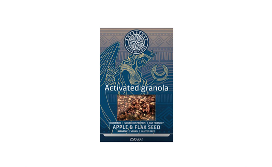 Ancestral Superfoods Apple & Flaxseed Activated Granola 250g