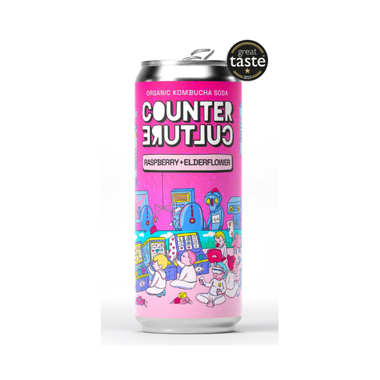 Counter Culture Raspberry & Elderflower 330ml