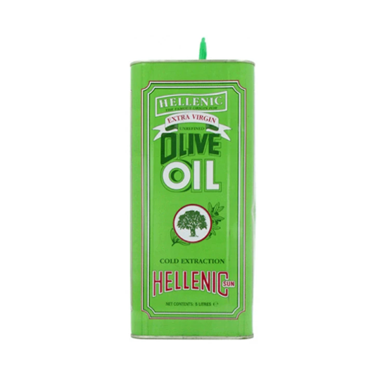 Hellenic Extra Virgin Unrefined Olive Oil 5L