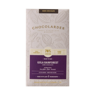Chocolarder Gola Rainforest Dark Chocolate 70g