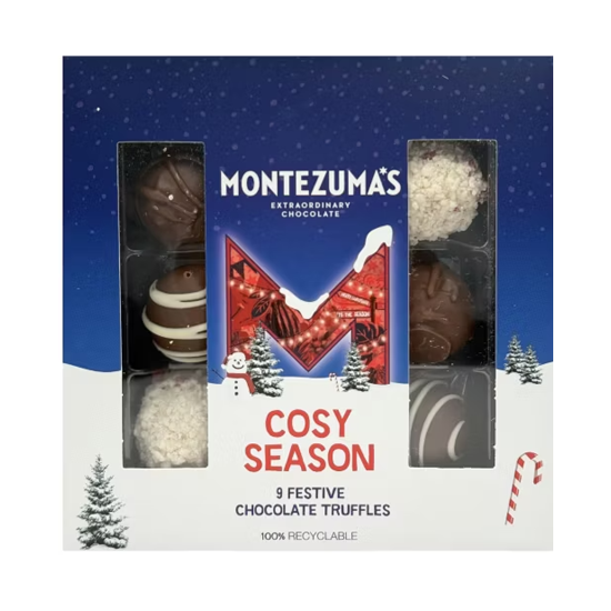 Montezuma's Cosy Season 9 Festive Chocolate Truffles 110g