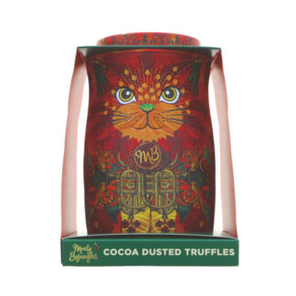 Monty Bojangles Fire Dancer Cat Tin - Orange