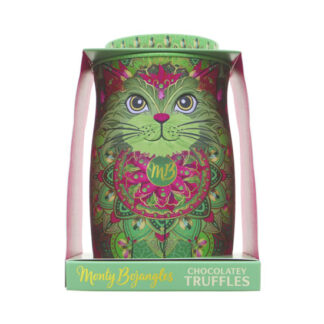 Monty Bojangles Jade Cat Tin - Pistachio