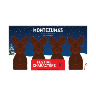 Montezuma's Festive Characters Dark Chocolate Reindeers 60g